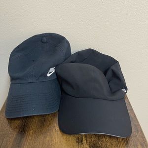 Women’s Black Lululemon cap (Fast & Free) & Women’s Black Nike Cap